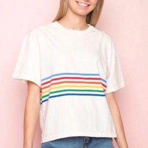 ☆ Brandy Melville Striped Tee ☆